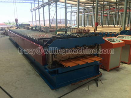 Double deck color steel roll forming machine Model No:1065&1000